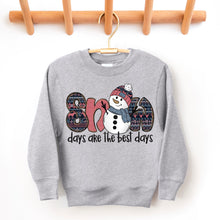 Load image into Gallery viewer, Snow Days Are The Best Days Snowman Dropdown TRANSFER SDD OCT