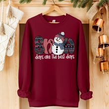 Load image into Gallery viewer, Snow Days Are The Best Days Snowman Dropdown TRANSFER SDD OCT