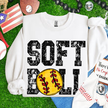 Load image into Gallery viewer, Softball Distressed Varsity TRANSFER SDD MAR 26