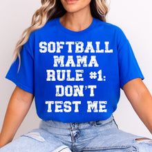Load image into Gallery viewer, Baseball/Softball Mama Rule #1 Color Dropdown TRANSFER VIRGO MAR 25