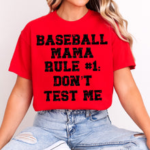 Load image into Gallery viewer, Baseball/Softball Mama Rule #1 Color Dropdown TRANSFER VIRGO MAR 25