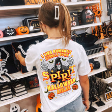 Load image into Gallery viewer, I Like Romantic Strolls Down Sp_rit Halloween Aisles With SLEEVE OPTION DROPDOWN TRANSFER GRAV AUG 25