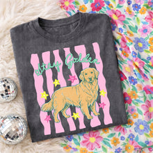 Load image into Gallery viewer, Stay Golden Pink Wavy Stripes TRANSFER UAC MAY 26