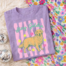 Load image into Gallery viewer, Stay Golden Pink Wavy Stripes TRANSFER UAC MAY 26