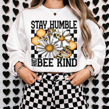 Load image into Gallery viewer, Stay Humble And Bee Kind Honeycomb And Bumblebee TRANSFER SDD MAR 26