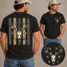 Load image into Gallery viewer, Striped Camo Deer Skull WITH POCKET TRANSFER UAC MAY 26