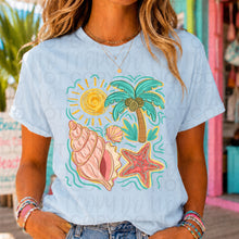 Load image into Gallery viewer, Summer Beach Doodles Conch Shell TRANSFER UAC MAY 26