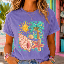 Load image into Gallery viewer, Summer Beach Doodles Conch Shell TRANSFER UAC MAY 26