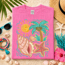 Load image into Gallery viewer, Summer Beach Doodles Conch Shell TRANSFER UAC MAY 26