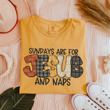 Load image into Gallery viewer, Sundays Are For Jesus And Naps TRANSFER SDD