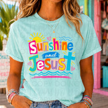 Load image into Gallery viewer, Sunshine And Jesus Blue Cross TRANSFER UAC MAY 26
