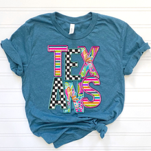 Load image into Gallery viewer, Bright Stripe Floral Checker Mascots Dropdown TRANSFER CSD MAY 25