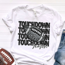 Load image into Gallery viewer, Touchdown Season Stacked Faux Rhinestones TRANSFER CSD