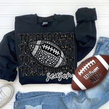 Load image into Gallery viewer, Touchdown Season Stacked Faux Rhinestones TRANSFER CSD