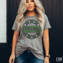Load image into Gallery viewer, Star Checkered Circle Mascots DROPDOWN TRANSFER COR