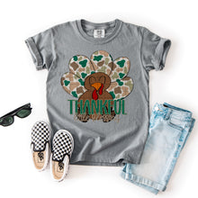 Load image into Gallery viewer, Thankful Little Blessing Camo & Colorful Pink Turkey DROPDOWN TRANSFER SDD OCT