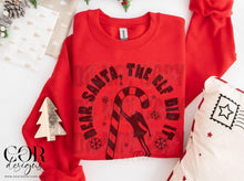 Load image into Gallery viewer, Dear Santa, The Elf Did It Color Dropdown TRANSFER COR