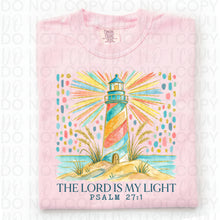 Load image into Gallery viewer, The Lord In My Light Psalm 27:1 Lighthouse TRANSFER UAC MAY 26