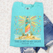 Load image into Gallery viewer, The Lord In My Light Psalm 27:1 Lighthouse TRANSFER UAC MAY 26