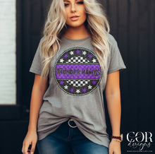 Load image into Gallery viewer, Star Checkered Circle Mascots DROPDOWN TRANSFER COR