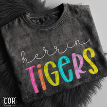Load image into Gallery viewer, Neon Bright Line Tigers DROPDOWN TRANSFER COR