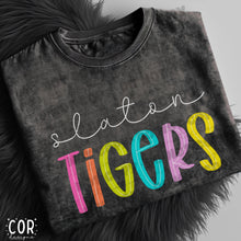 Load image into Gallery viewer, Neon Bright Line Tigers DROPDOWN TRANSFER COR