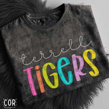 Load image into Gallery viewer, Neon Bright Line Tigers DROPDOWN TRANSFER COR