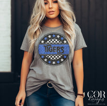 Load image into Gallery viewer, Star Checkered Circle Mascots DROPDOWN TRANSFER COR