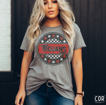 Load image into Gallery viewer, Star Checkered Circle Mascots DROPDOWN TRANSFER COR