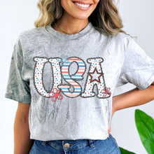 Load image into Gallery viewer, USA Stripe Checker Dot Dropdown TRANSFER CSD MAY 25