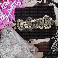 Load image into Gallery viewer, Camo Faux Applique Teams DROPDOWN TRANSFER ECHT JUNE