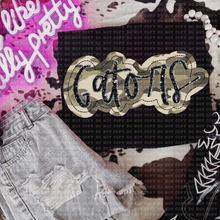 Load image into Gallery viewer, Camo Faux Applique Teams DROPDOWN TRANSFER ECHT JUNE