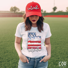 Load image into Gallery viewer, Distressed Flag States (All 50 states available) DTF TRANSFER COR