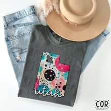 Load image into Gallery viewer, Colorful Dotted States (All 50 states available) DTF TRANSFER COR