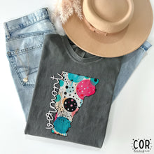 Load image into Gallery viewer, Colorful Dotted States (All 50 states available) DTF TRANSFER COR