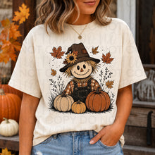 Load image into Gallery viewer, Vintage Fall Scarecrow & Pumpkins TRANSFER UAC JULY 26