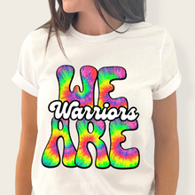 Load image into Gallery viewer, We Are Rainbow Tie Dye Mascot DROPDOWN TRANSFER