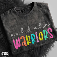 Load image into Gallery viewer, Neon Bright Line Warriors DROPDOWN TRANSFER COR