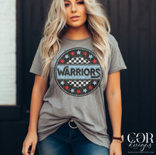 Load image into Gallery viewer, Star Checkered Circle Mascots DROPDOWN TRANSFER COR
