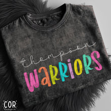 Load image into Gallery viewer, Neon Bright Line Warriors DROPDOWN TRANSFER COR