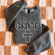 Load image into Gallery viewer, Washed In Grace Floral Lace With Cross Option DROPDOWN TRANSFER SDD OCT