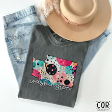 Load image into Gallery viewer, Colorful Dotted States (All 50 states available) DTF TRANSFER COR