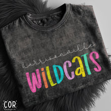 Load image into Gallery viewer, Neon Bright Line Wildcats DROPDOWN TRANSFER COR