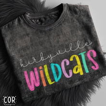 Load image into Gallery viewer, Neon Bright Line Wildcats DROPDOWN TRANSFER COR