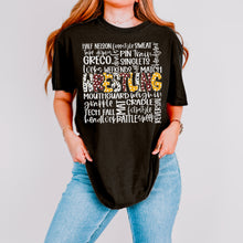 Load image into Gallery viewer, Wrestling Doodle Word Art COLOR DROPDOWN TRANSFER SDD