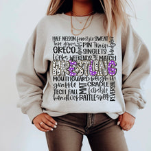 Load image into Gallery viewer, Wrestling Doodle Word Art COLOR DROPDOWN TRANSFER SDD