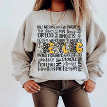 Load image into Gallery viewer, Wrestling Doodle Word Art COLOR DROPDOWN TRANSFER SDD