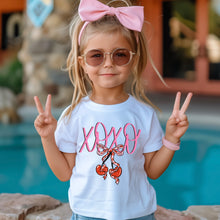 Load image into Gallery viewer, XOXO Cherries Red And Pink Checkered Bow TRANSFER SDD DEC 25