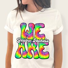 Load image into Gallery viewer, We Are Rainbow Tie Dye Mascot DROPDOWN TRANSFER