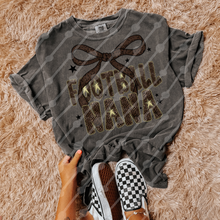 Load image into Gallery viewer, Brown Dotted Football Mama Or Nana Dropdown TRANSFER JBD JULY 25